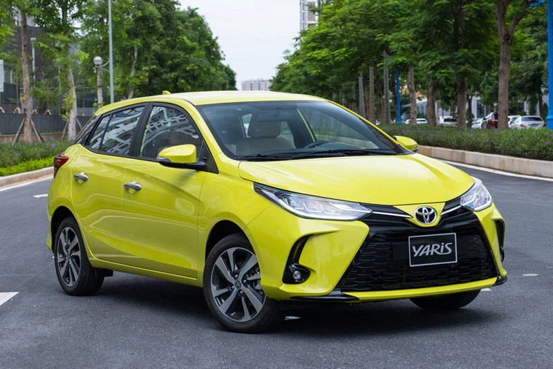 =9. Toyota Yaris (doanh số: 28 chiếc). Ảnh: TMV.