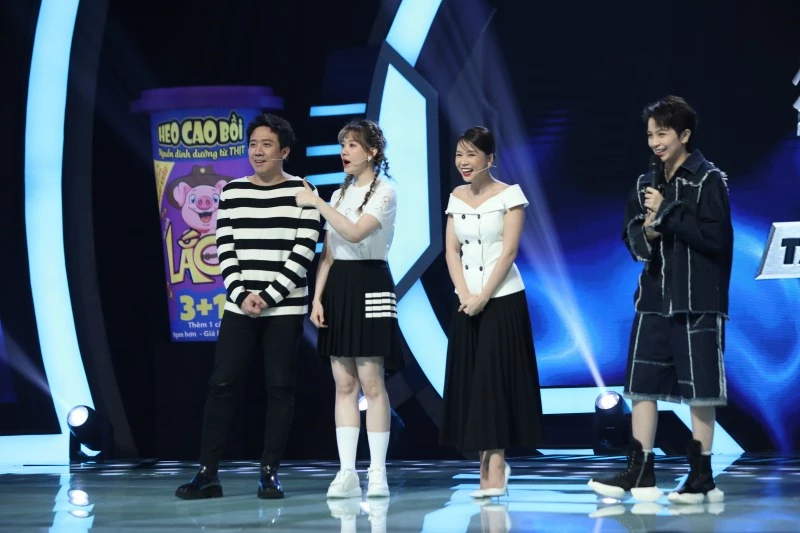 Giám khảo Trấn Thành, Hari Won, khách mời Sam và MC Gil Lê