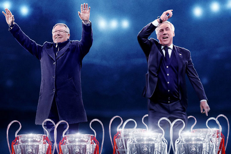 Giúp Real lập kỷ lục ở Champions League, HLV Ancelotti vươn tới đẳng cấp Sir Alex