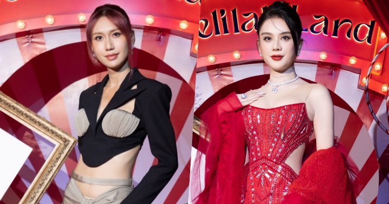 Hai nữ ca sĩ chuyển giới Lynk Lee, Lâm Khánh Chi đọ dáng, khoe sắc trên thảm đỏ