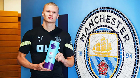 Erling Haaland giành giải Cầu thủ xuất sắc nhất Premier League tháng 8 