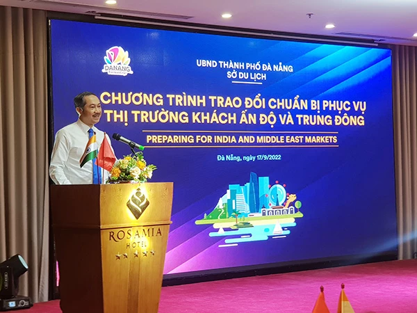 Chủ tịch Hiệp hội Du lịch Đà Nẵng Cao Trí Dũng đề xuất cấp visa cho du khách Ấn Độ tại cửa khẩu sân bay quốc tế Đà Nẵng.