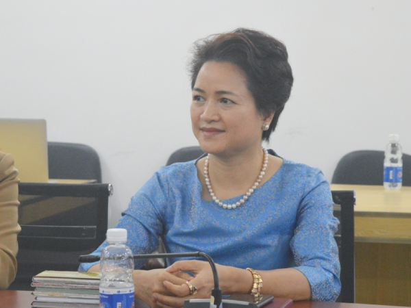 Bà Nguyễn Thị Hương Liên - Phó Chủ tịch Hiệp hội Doanh nghiệp Khoa học và Công nghệ Việt Nam.