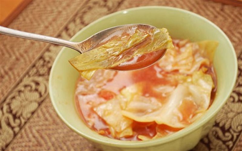 Mẹo giảm 4,5 kg một tuần với súp bắp cải
