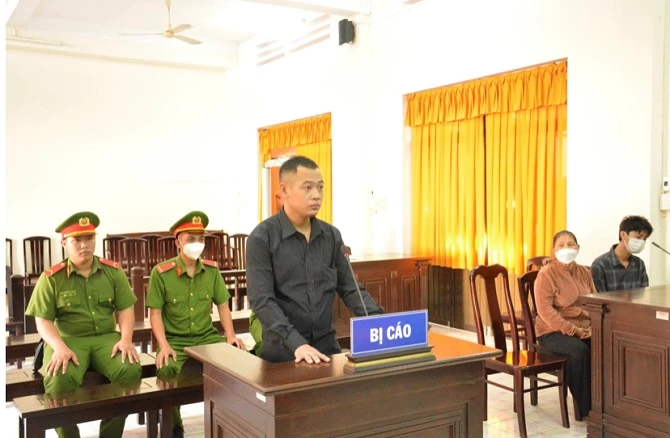 Nguyễn Văn G tại phiên tòa xét xử sơ thẩm 