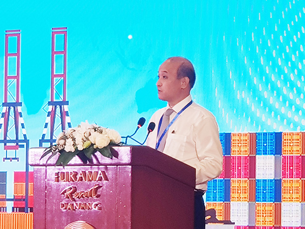 Phó Chủ tịch UBND TP Đà Nẵng Lê Quang Nam phát biểu tại Hội nghị thường niên Hiệp hội Cảng biển Việt Nam (VPA) 2022