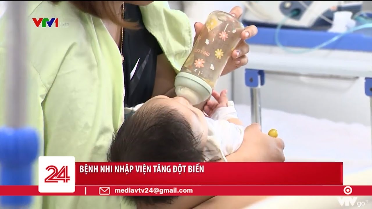 Bệnh nhi ở phía Bắc nhập viện tăng đột biến