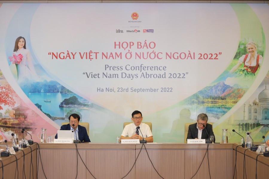 Họp báo "Ngày Việt Nam ở nước ngoài 2022". Ảnh: BTC
