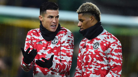 Ronaldo muốn giúp Rashford tiến bộ bất chấp bản thân có nguy cơ mất suất đá chính