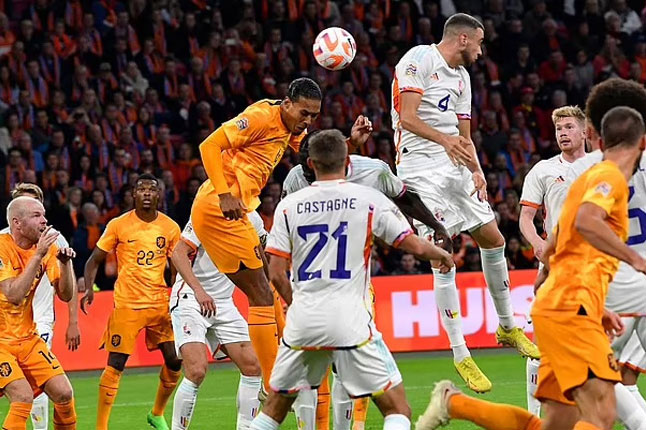 Van Dijk tỏa sáng, Hà Lan hạ Bỉ vào bán kết UEFA Nations League