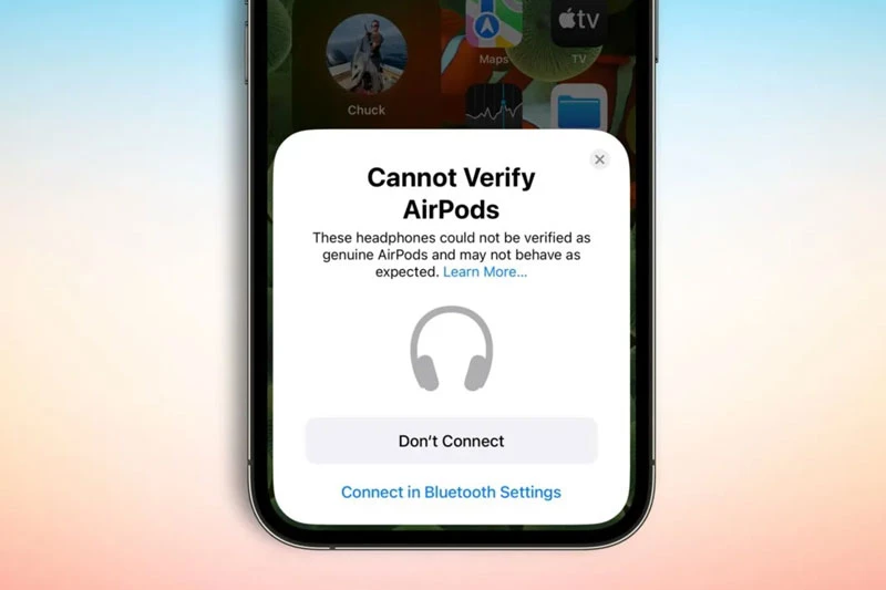 iOS 16 có thể giúp người dùng phát hiện Airpods giả