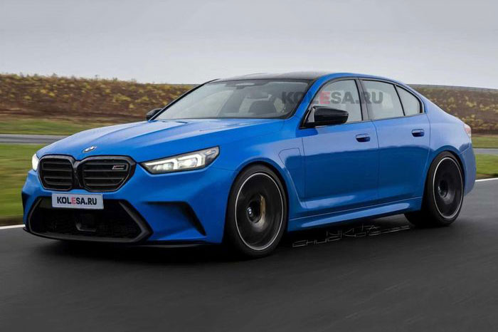 Hé lộ thiết kế của BMW M5 2024