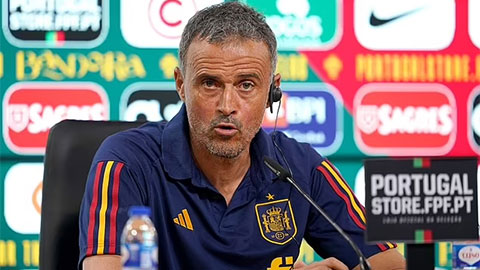 HLV Enrique thừa nhận Bồ Đào Nha có nhiều cầu thủ giỏi hơn Tây Ban Nha