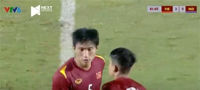 Khuất Văn Khang được vào sân và thi đấu tổng cộng 13 phút. 