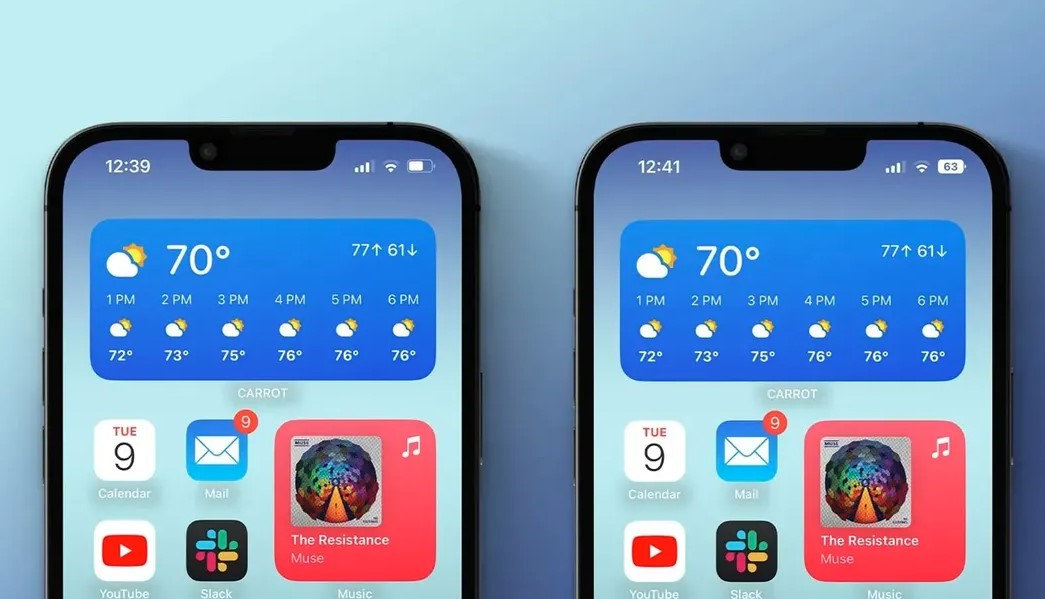 iPhone nào xem được phần trăm pin trên iOS 16?