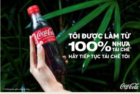 Ra mắt chai Coca-Cola™ làm từ 100% nhựa tái chế