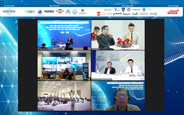 Phiên chung tọa đàm tại sự kiên sự kiện “Liên kết Hệ sinh thái Khởi nghiệp Việt Nam kết nối quốc tế” ngày 30/9
