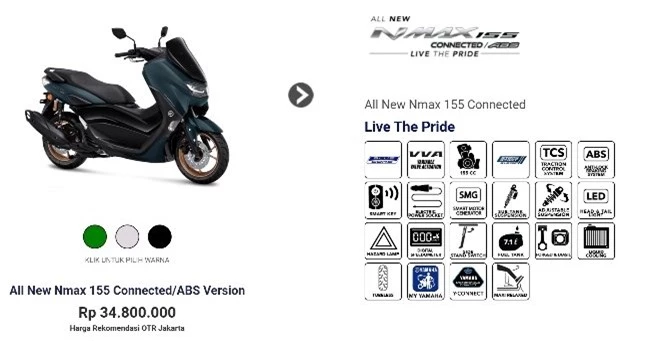 Yamaha mở bán mẫu xe ga cao cấp ngang Honda SH, giá chỉ 61 triệu đồng 195326