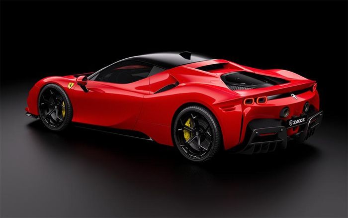 Siêu xe Ferrari SF90 Stradale được làm mới ngoại thất với gói độ từ Zacoe