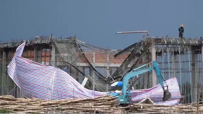 Liên tiếp sập sàn thi công tại các công trình khiến nhiều người thương vong 