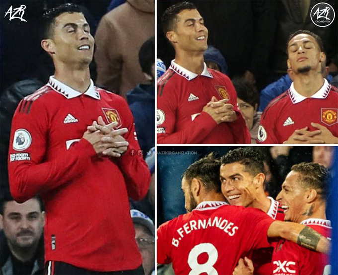 Điểm nhấn Everton 1-2 MU: Trọng tài khiến fan Quỷ đỏ tức điên, Ronaldo ăn mừng kiểu mới