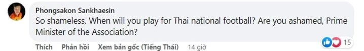 Thua toàn diện Việt Nam, 'sếp lớn' Thái Lan bị đòi từ chức ngay lập tức 200460Thua toàn diện Việt Nam, 'sếp lớn' Thái Lan bị đòi từ chức ngay lập tức 200460