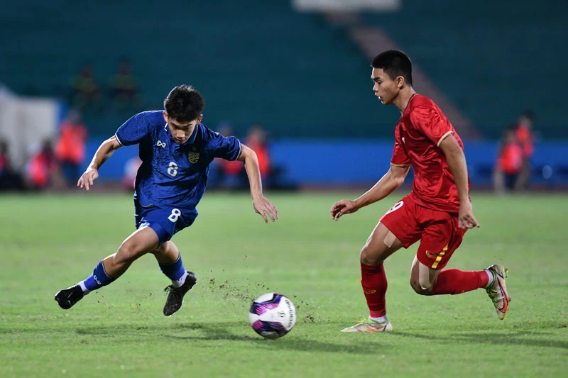 U17 Thái Lan phải nhận thất bại trước U17 Việt Nam