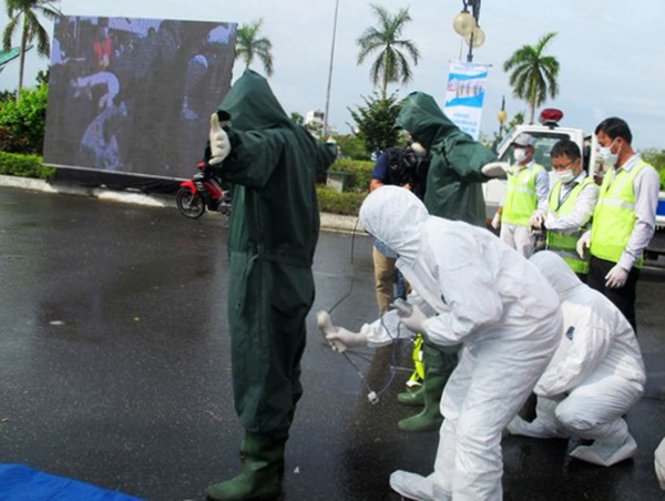 Đà Nẵng diễn tập ứng phó phát hiện phóng xạ tự nhiên dị thường 