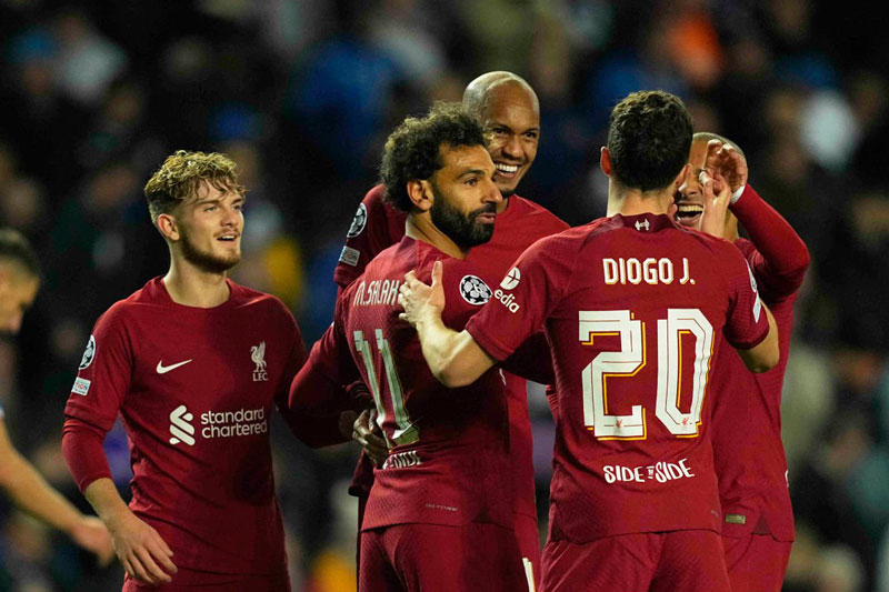 Salah lập hat-trick trong 6 phút, Liverpool ngược dòng hủy diệt Rangers