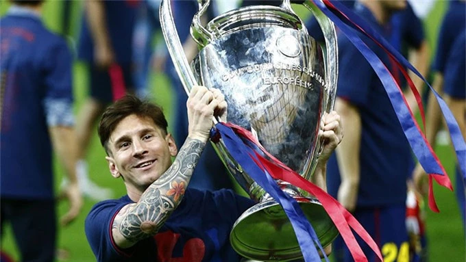 Messi từng giúp Barca 4 lần vô địch Champions League