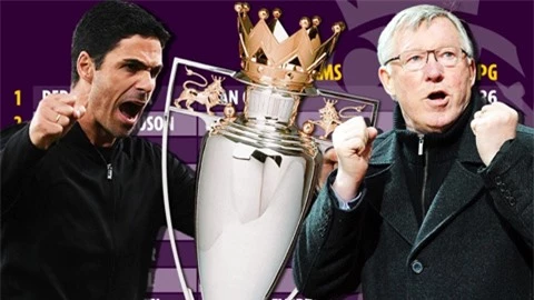 Top 10 HLV xuất sắc nhất lịch sử Premier League: Arteta vào top 10, Sir Alex mất số 1