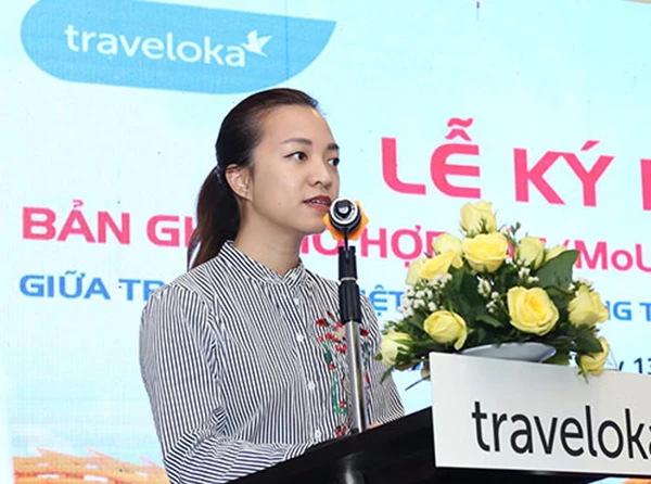 Giám đốc Trung tâm Xúc tiến du lịch Đà Nẵng phát biểu về sự hợp tác chiến lược với Traveloka Việt Nam