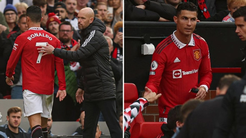 HLV Ten Hag không giận Ronaldo
