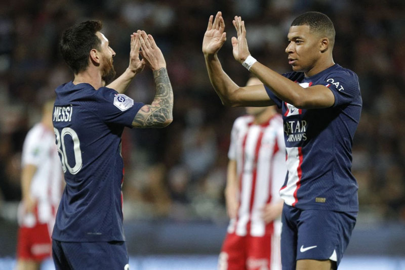 Messi và Mbappe kiến tạo cho nhau, PSG đại thắng Ajaccio