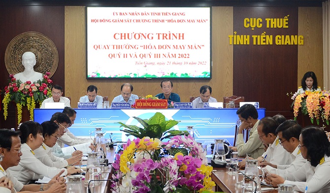 Tiền Giang: Quay thưởng Chương trình "Hóa đơn may mắn" nhằm khuyến khích sử dụng hóa đơn điện tử