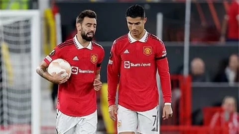 Bruno Fernandes nói gì về Ronaldo sau trận MU hòa Chelsea?