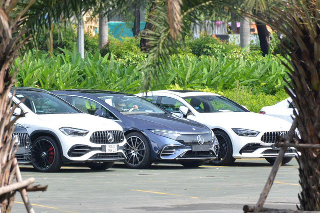 Mercedes-Benz EQS lần đầu xuất hiện ở Việt Nam, "ngôi sao sáng" tại VMS 2022