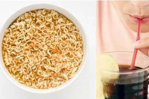 Nếu đã uống nước ngọt có gas thì tuyệt đối tránh xa những thực phẩm này