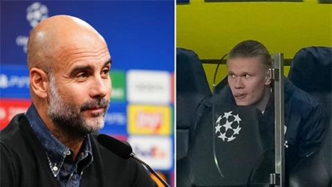 Haaland đứt mạch ghi bàn ở Champions League, Pep bị chỉ trích