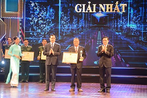 Công trình kè hồ Hoàn Kiếm của Busadco nhận giải nhất Vifotec 2021 và Huy chương vàng WIPO