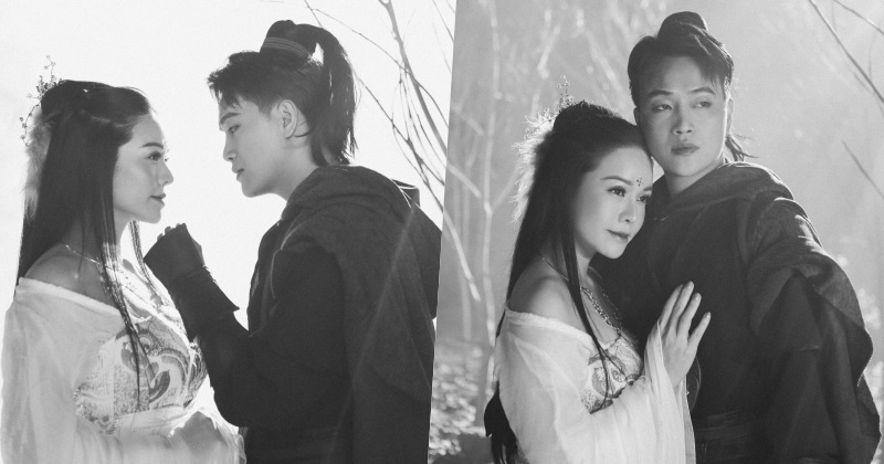 Nhật Kim Anh e ấp bên bạn trai tin đồn TiTi trong bộ ảnh cổ trang