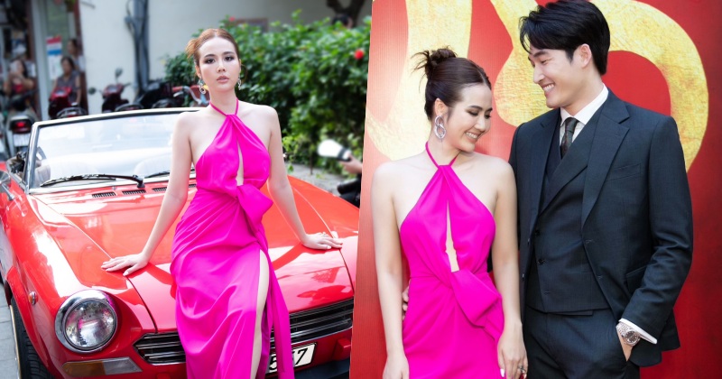 Phan Minh Huyền quyến rũ, kiêu sa bên "hoàng tử" Đình Tú