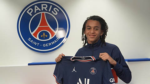 Em trai Mbappe bất ngờ tập luyện cùng Messi, Neymar và Ramos