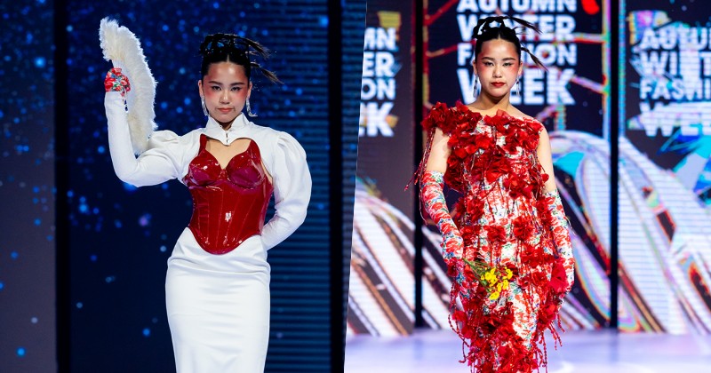 Bella Vũ diện 4 trang phục dân tộc cách điệu trong Tuần lễ thời trang thu đông Look 2022
