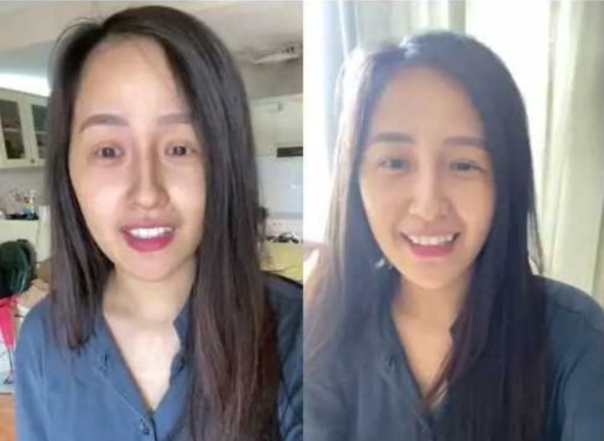 Soi mặt mộc của các hoa hậu trên sóng livestream