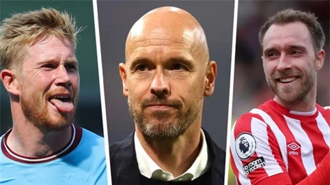 Ten Hag: 'Eriksen cùng đẳng cấp với De Bruyne'