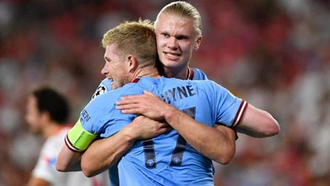 De Bruyne và Haaland - Cặp văn - võ trời sinh của Man City