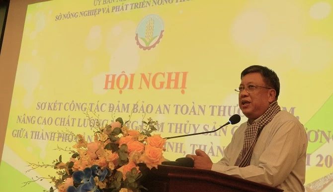 ông Lê Thanh Tùng, Phó Cục trưởng Cục Trồng trọt, Bộ NN&PTNT phát biểu tại hội nghị Sơ kết 