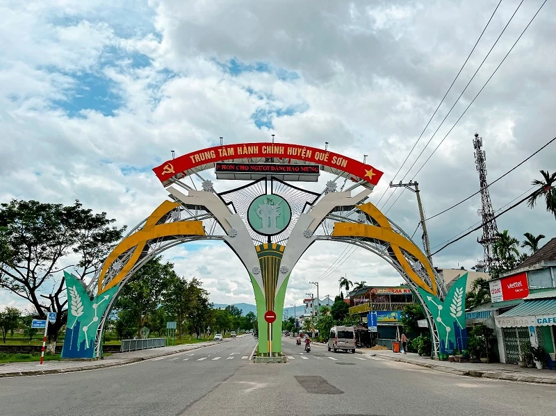 Thị trấn Đông Phú đang phấn đấu để đạt tiêu chí đô thị loại 4