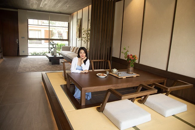 Home wellness tại phân kỳ Morito nổi bật về kiến trúc chuẩn Nhật.